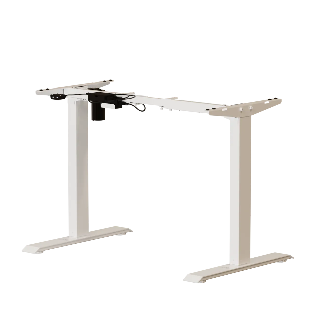 Mesa com Regulagem de Altura Elétrica Misch Branca + Tampo 160cm